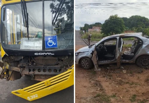 Adolescente é apreendido após acidente com ônibus que deixou dois feridos graves no TO