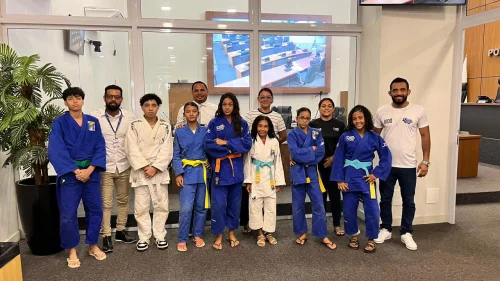Vereador de Palmas recebe jovens judocas classificados para Campeonato Brasileiro