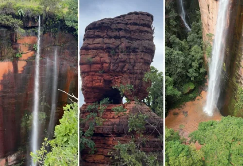Cânion Encantado no TO atrai turistas com trilhas e cachoeiras em área de 800 hectares
