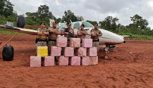 Cerco policial no Tocantins deixa dois mortos e apreende 500 kg de drogas em avião