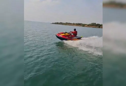 Canoa vira no Lago de Palmas e deixa seis pessoas à deriva; resgate sem feridos