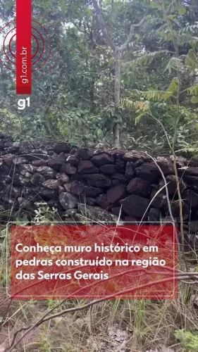 Muro de pedras de 280 anos construído por escravizados é patrimônio no TO