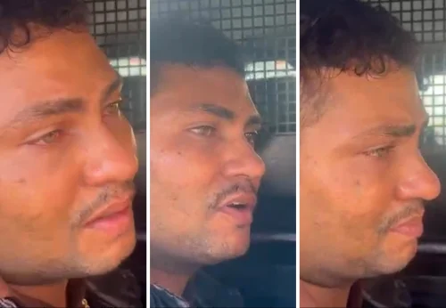 Suspeito de homicídio diz que 'polícia está de parabéns' após ser preso ao tentar fugir